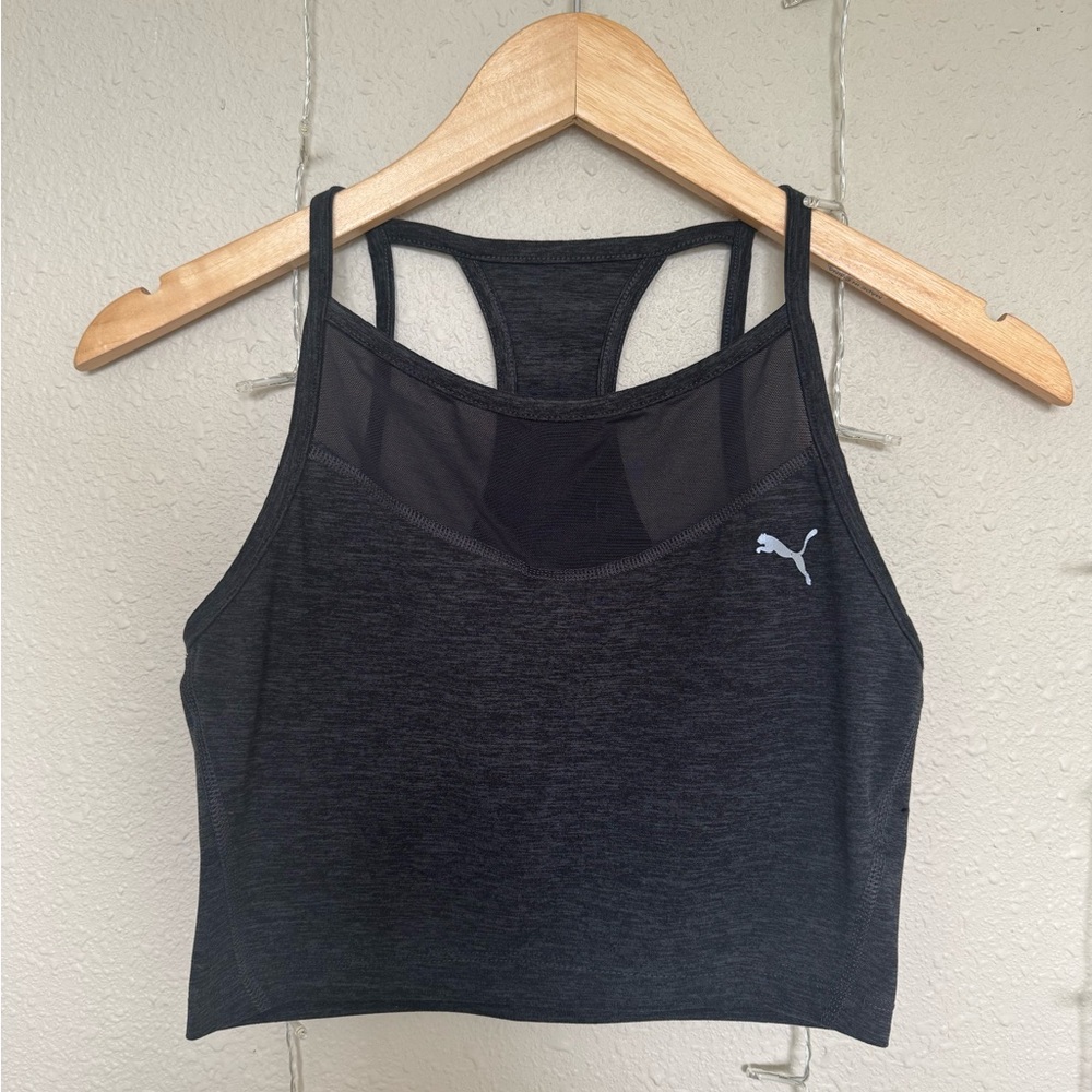 Puma Black Racerback Sports Bra